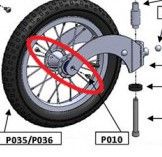 PIÈCE DÉTACHÉE FREEWHEEL P010 VIS AXE DE ROUE