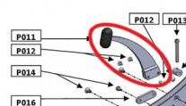 PIÈCE DÉTACHÉE FREEWHEEL P011 POIGNÉE