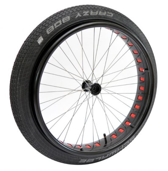 KIT ROUE FAT 25" AVEC AXES ET PNEU CRAZY BOB